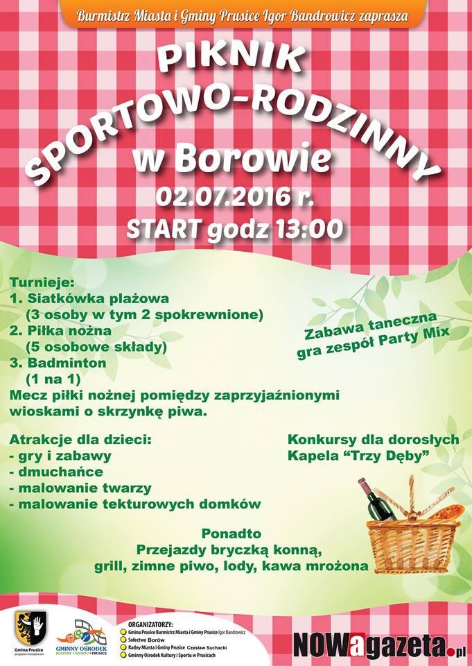 Sportowo - rodzinna sobota w Borowie