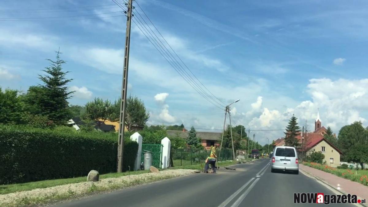 Prace remontowe w Głuchowie Górnym [FILM]