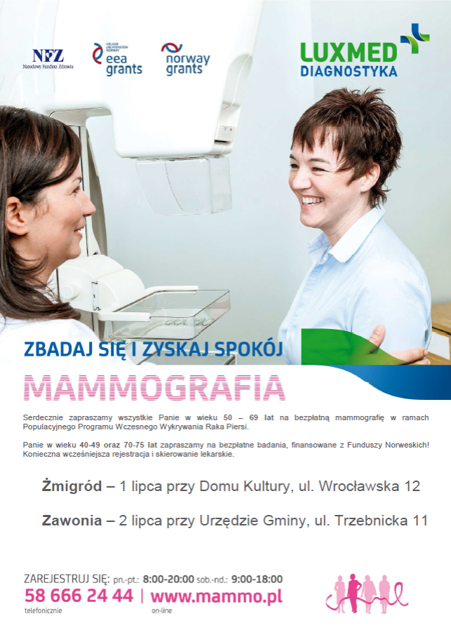 Mammobus w Twojej miejscowości - przebadaj się