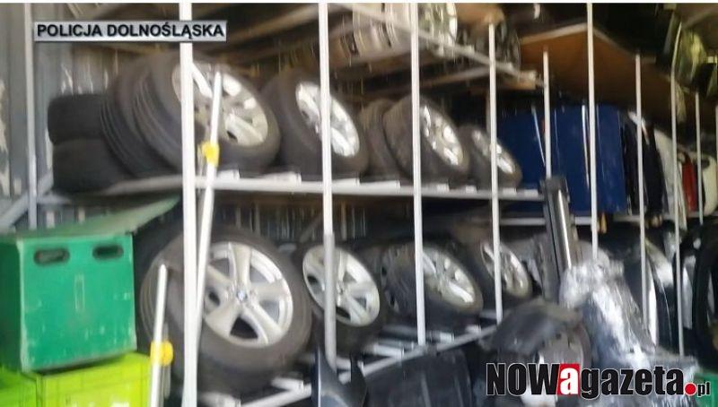 W prusickiej dziupli były części za ponad pół mln zł