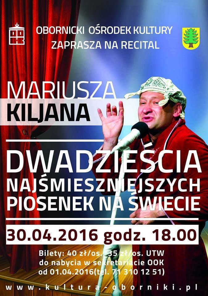 Mariusz Kiljan wystąpi już jutro!