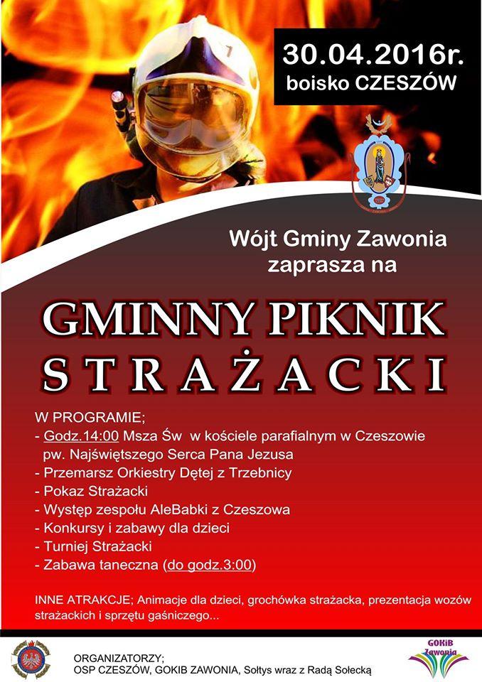 Na Piknik Strażacki - do Czeszowa