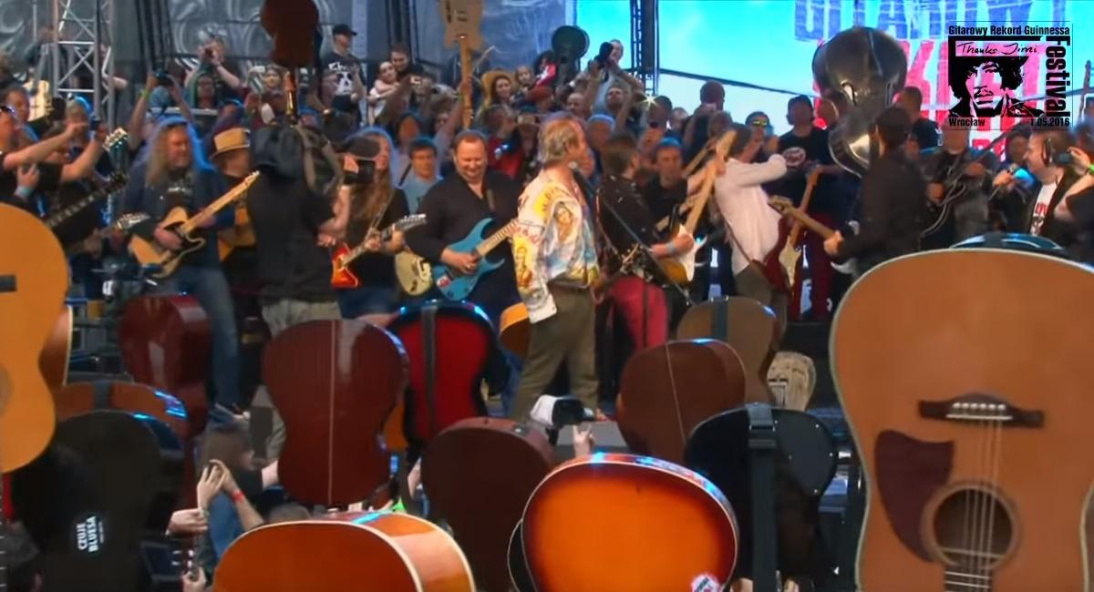 Gitarowy Rekord Guinnessa 1 maja we Wrocławiu