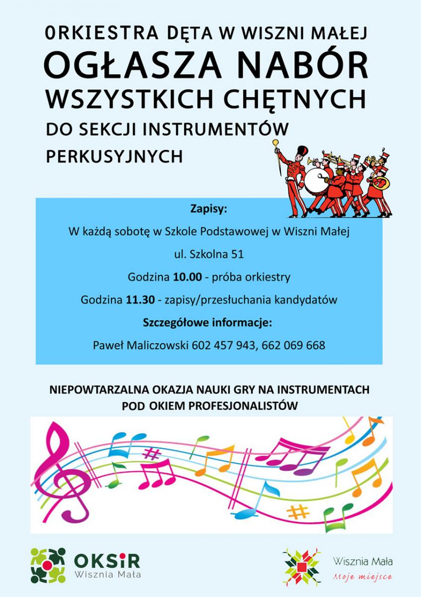 Orkiestra dęta szuka perkusistów