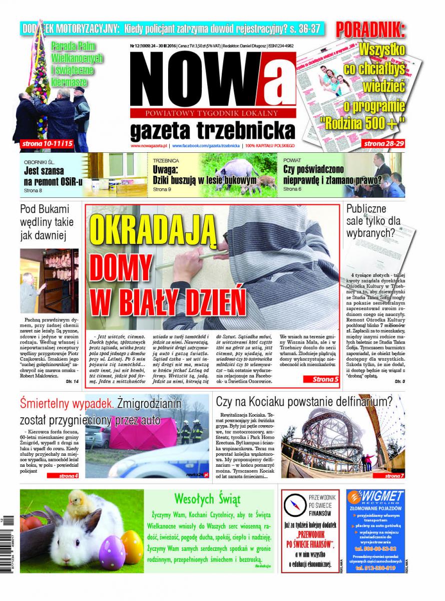 NOWa gazeta nr 1009 już od czwartku w sprzedaży