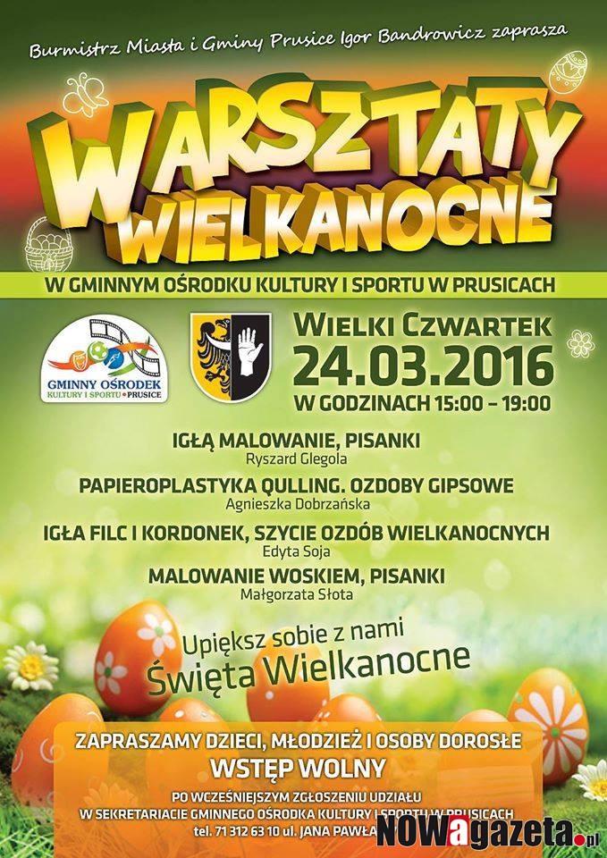 Warsztaty Wielkanocne w Prusicach