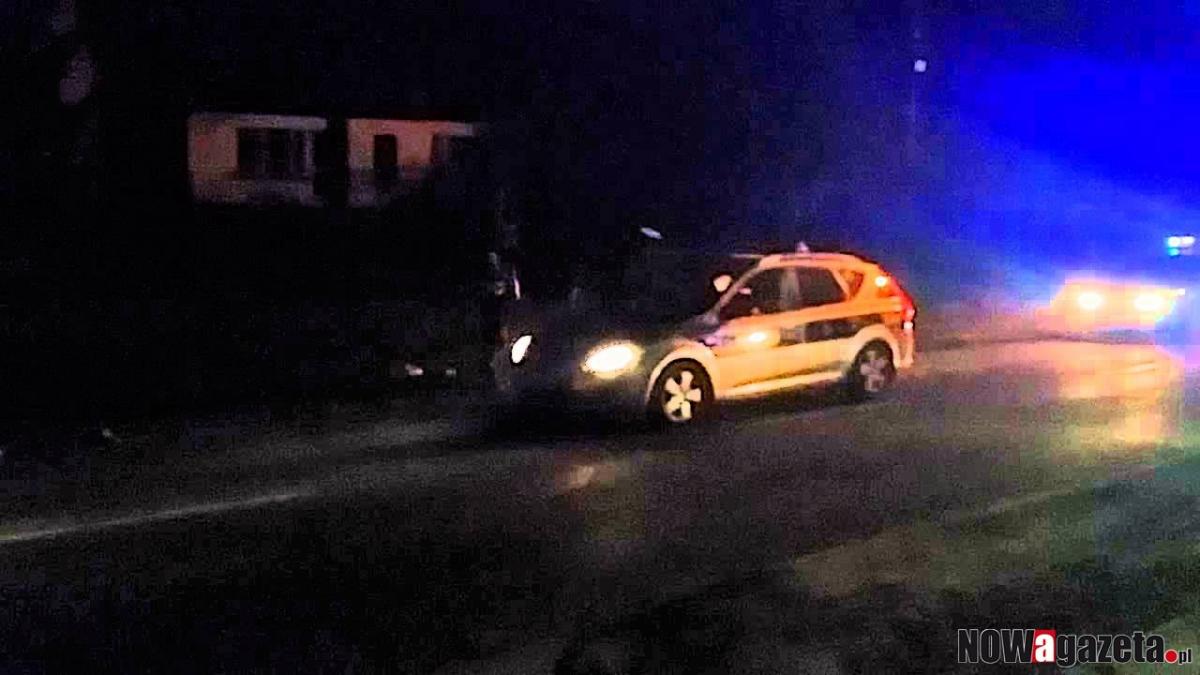Wypadek w Pęgowie. Dwie osoby ranne