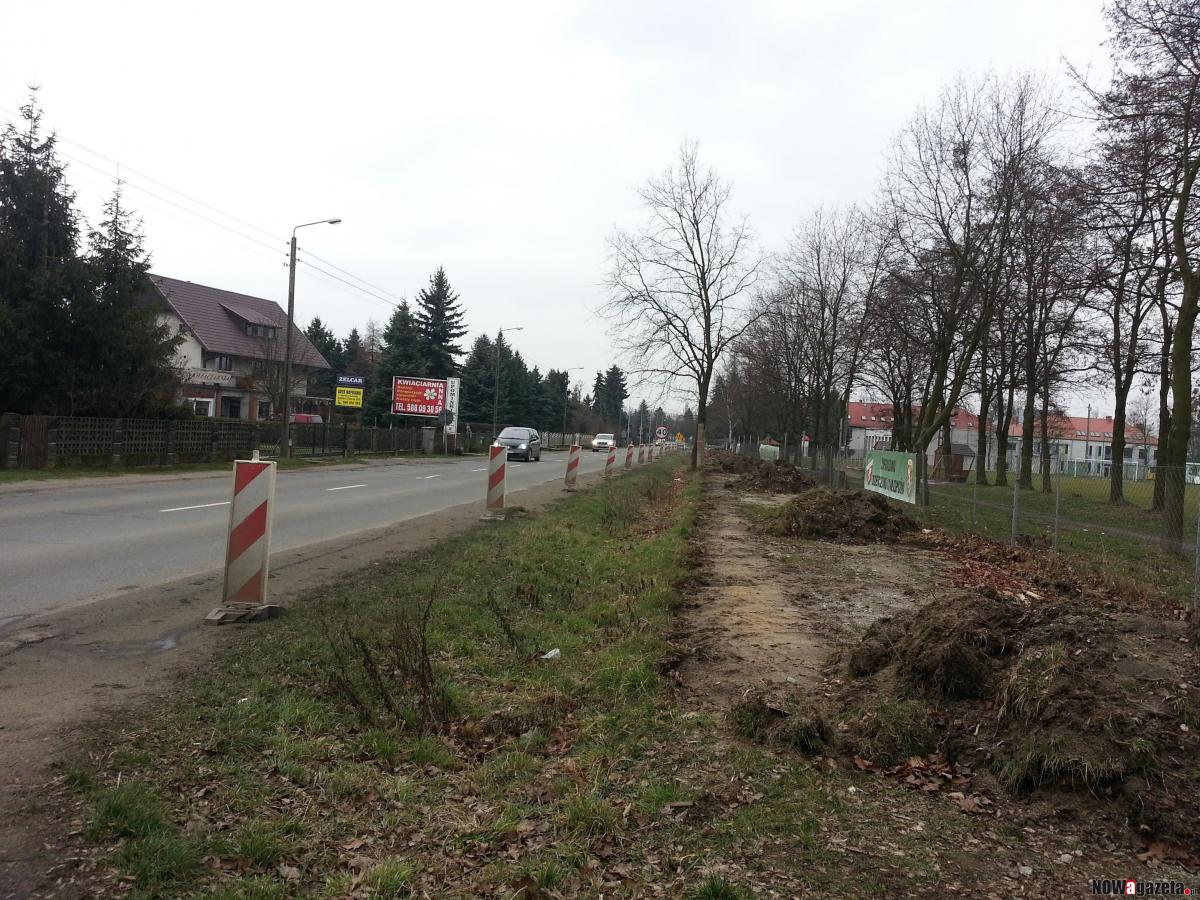 Komu przeszkadza chodnik w Pęgowie?