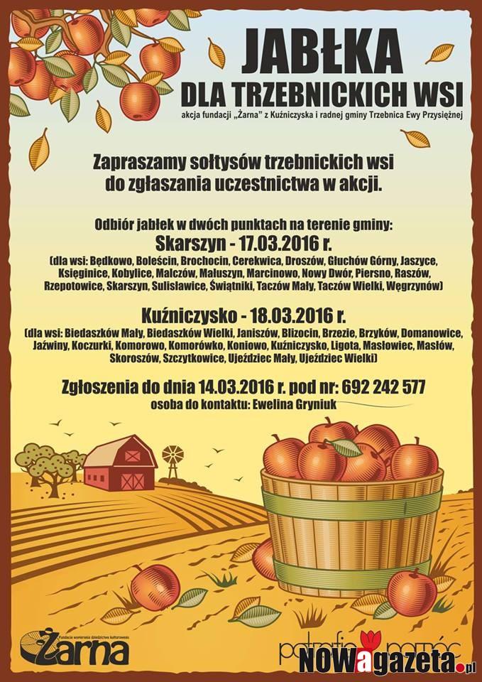 Jabłka dla trzebnickich wsi
