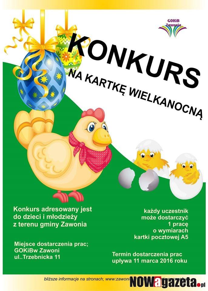 Konkurs na kartkę wielkanocną