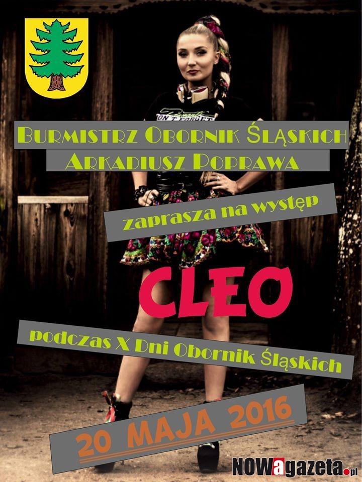 Cleo zaśpiewa podczas Dni Obornik Śl.