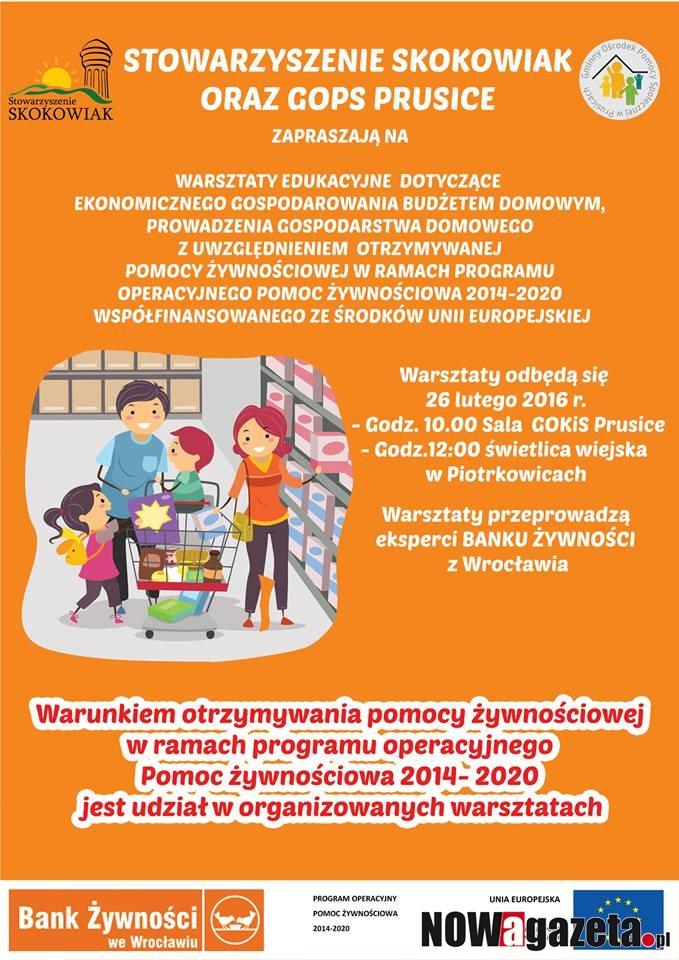 Warsztaty edukacyjne z udziałem ekspertów z Banku Żywności