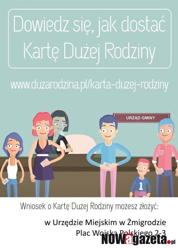 Jak w Żmigrodzie otrzymać kartę dużej rodziny