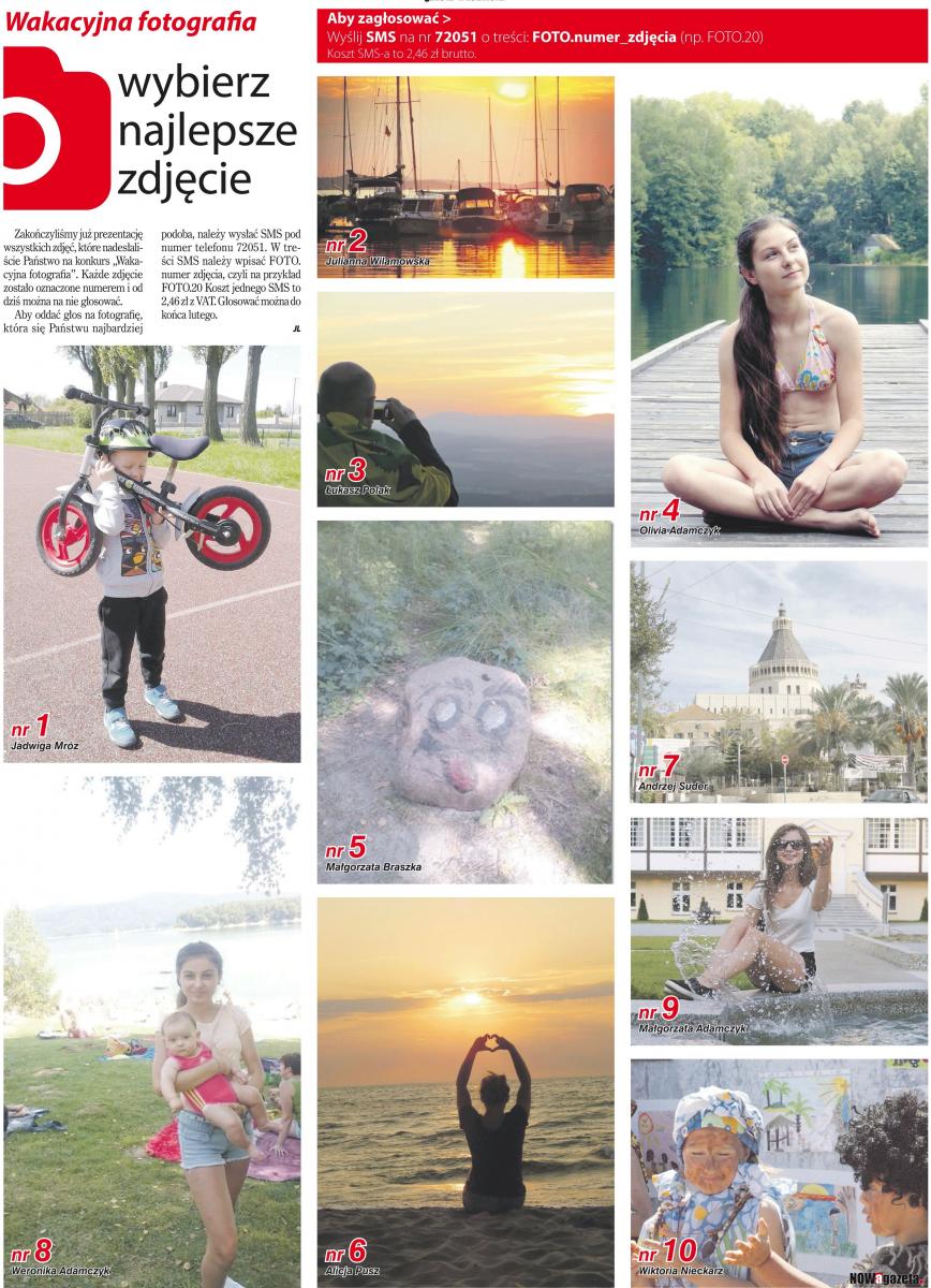 Wybierz najlepszą wakacyjną fotografię