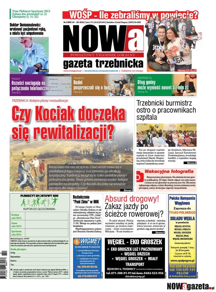 Już jutro ukaże się 999 numer NOWej gazety trzebnickiej!!! Kup koniecznie