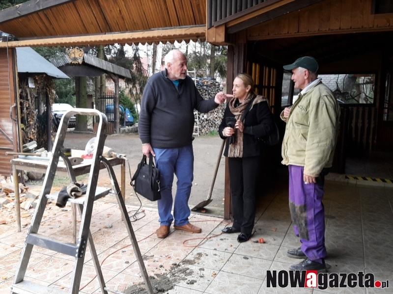 Rozbiórka w Muzeum w Marcinowie