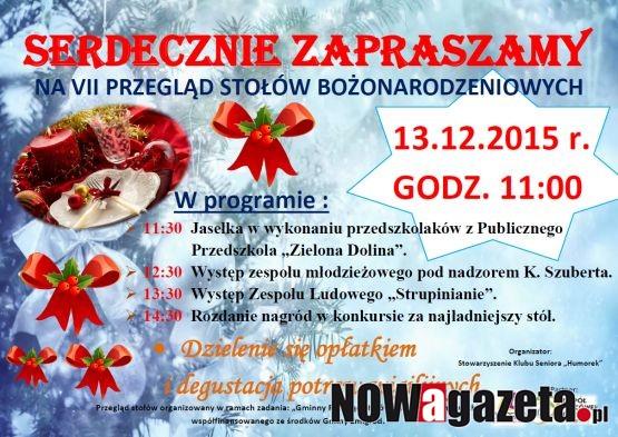 VII Przegląd Stołów Bożonarodzeniowych