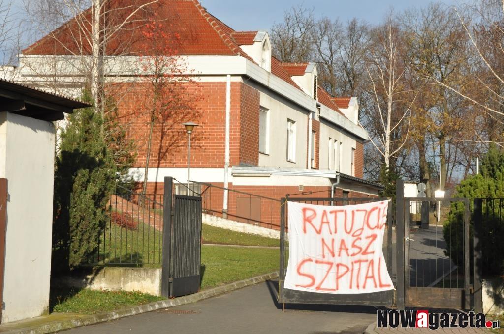 Akcja protestacyjna pracowników szpitala