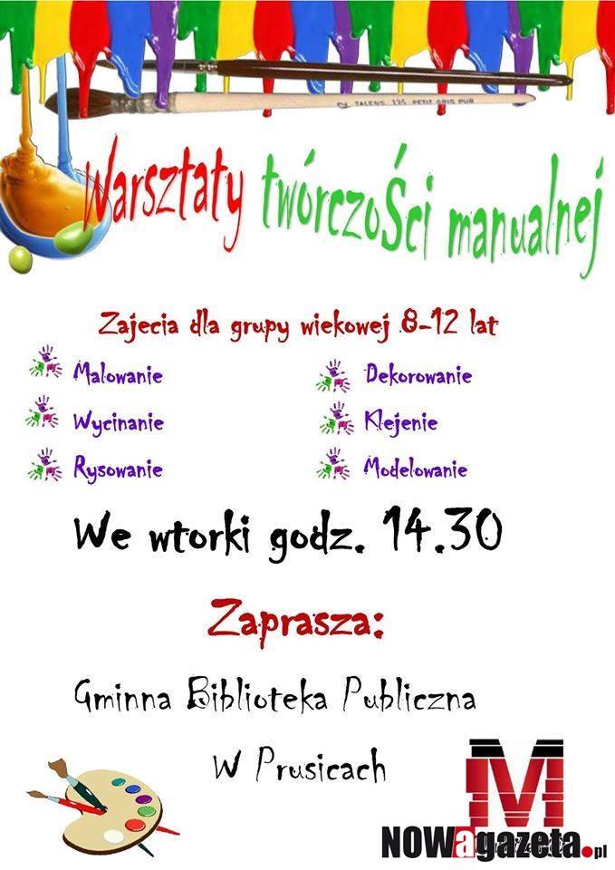 Warsztaty plastyczne dla małych twórców.
