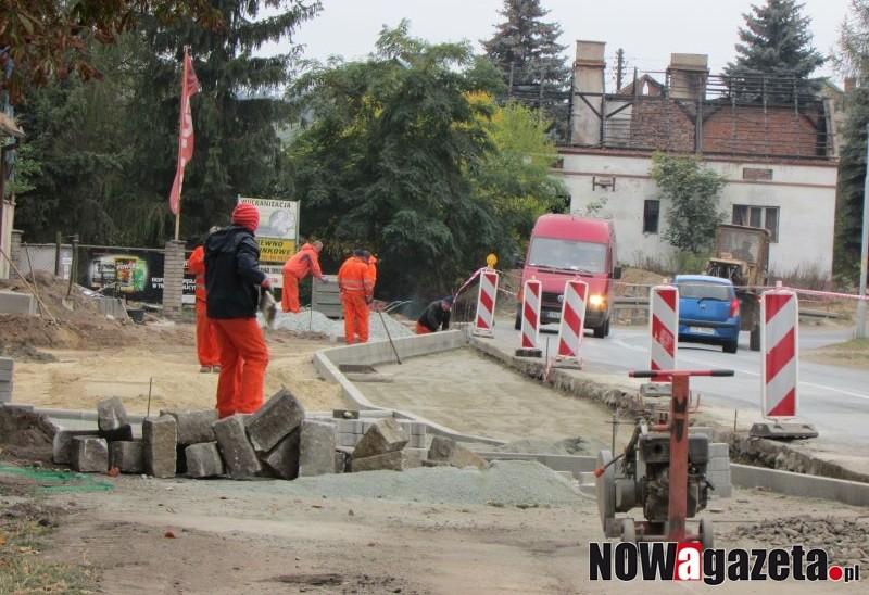 Chodnik już prawie gotowy