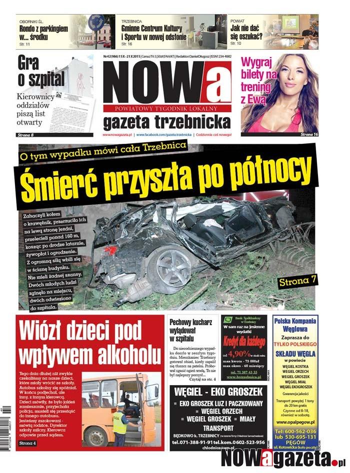 W czwartek ukaże się kolejny numer NOWej gazety trzebnickiej. Warto przeczytać...