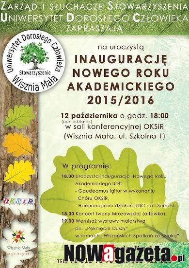 Studenci Uniwersytetu Dorosłego Człowieka rozpoczynają wykłady