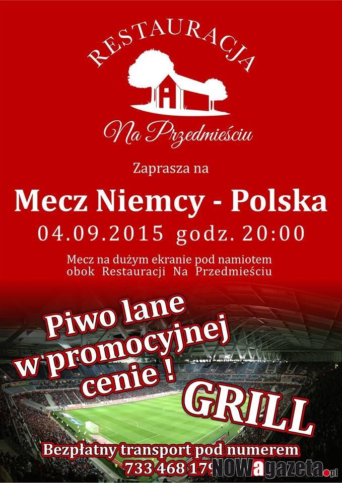 Kibicuj naszej reprezentacji w restauracji 