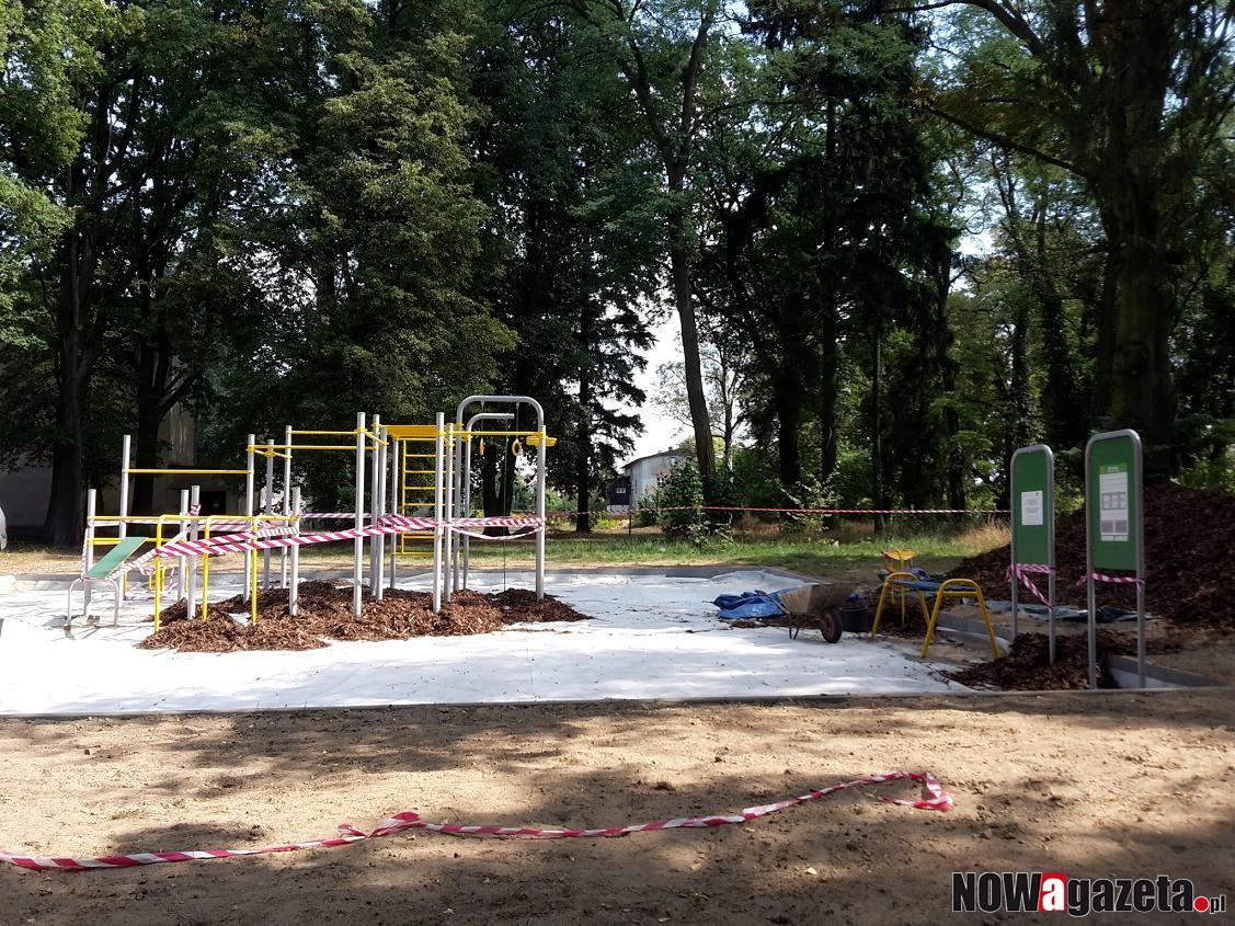 Street Workout Park prawie gotowy.