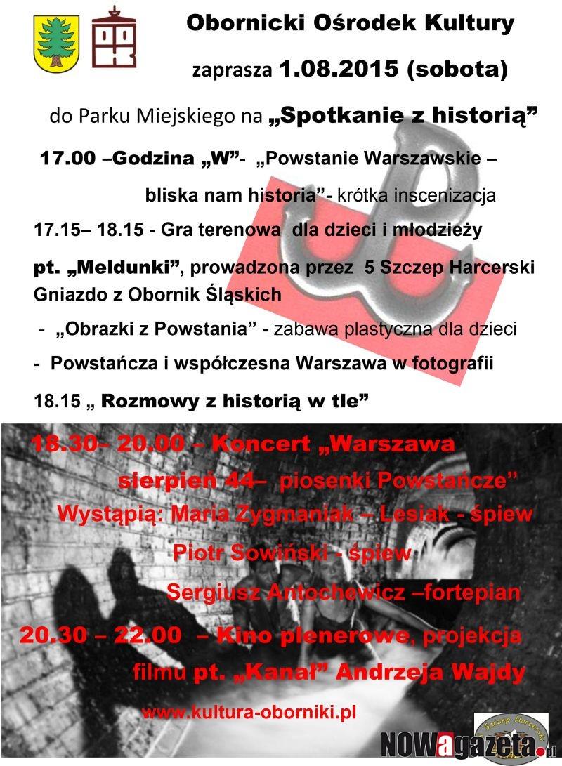 Spotkanie z historią w Parku Miejskim