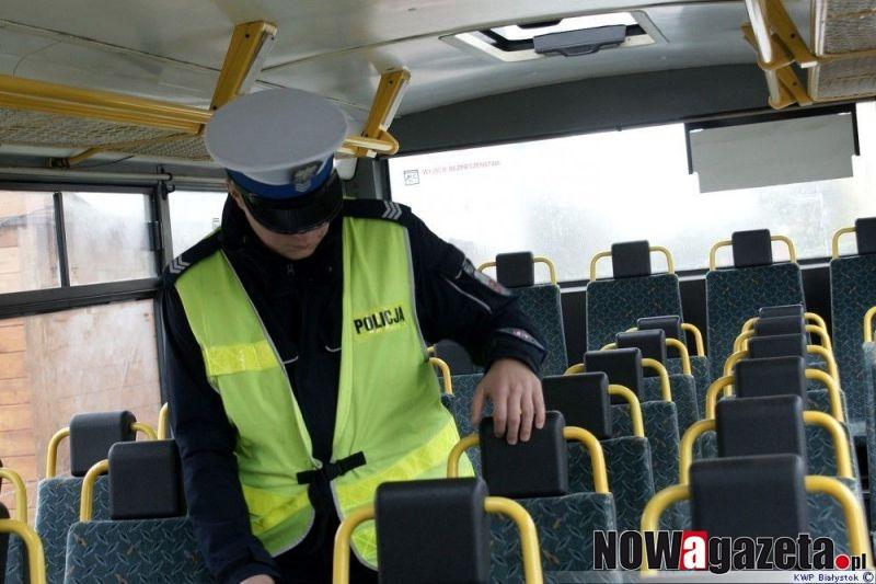 Zgłoś autobus do policyjnej kontroli