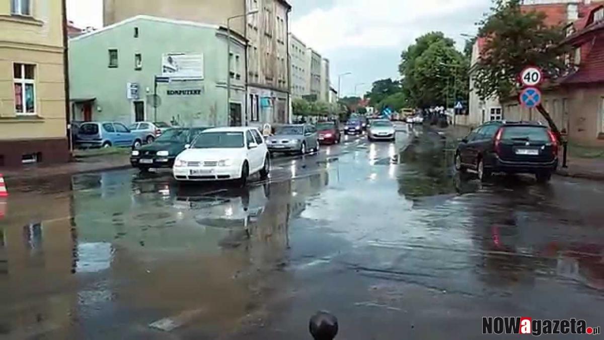 UWAGA! Trzebnickie ulice zamieniły się w rzeki!!!