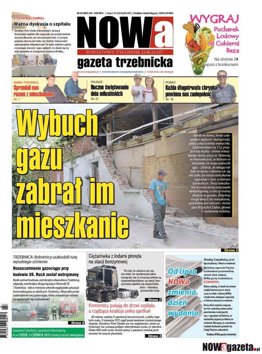 Szanowni Czytelnicy oddajemy w wasze ręce kolejny numer gazety