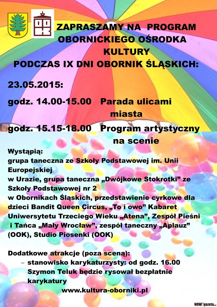 Wiele atrakcji na Dni Obornik Śl.
