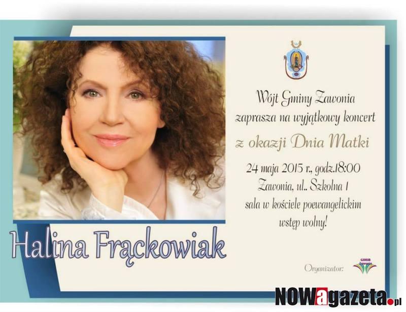 Halina Frąckowiak w Zawoni