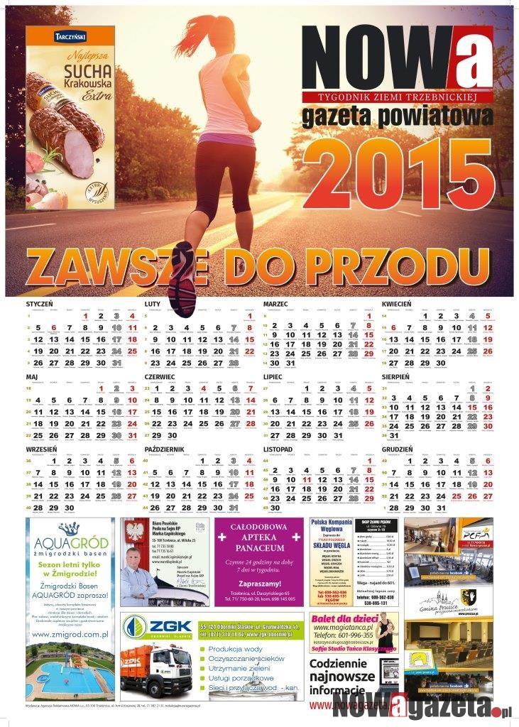 KALENDARZ NA 2015 ROK GRATIS