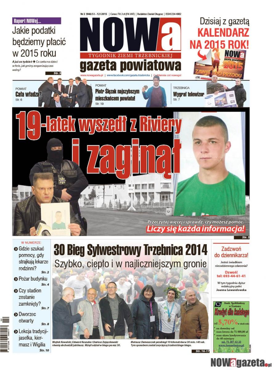 Nowy Numer NOWej gazety już w poniedziałek w kioskach. 