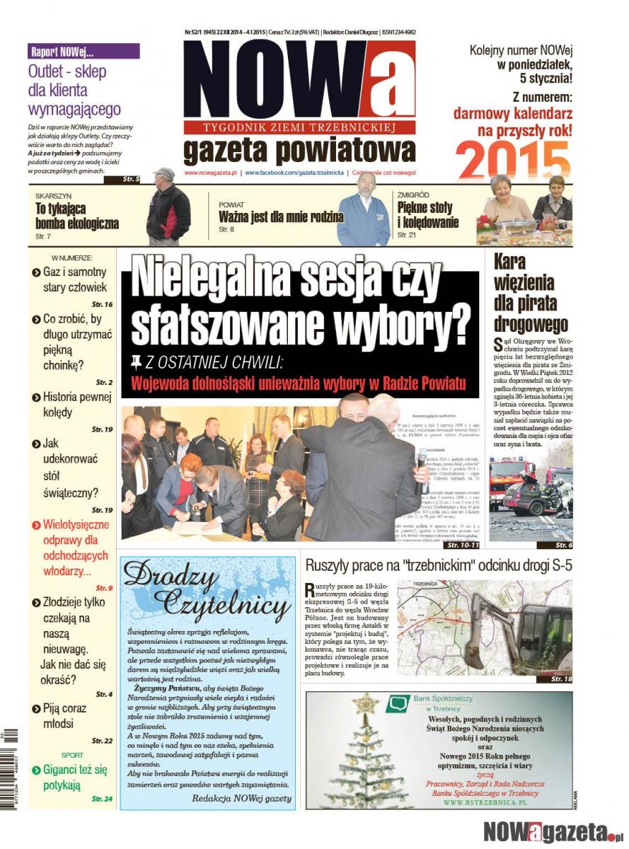 Już w poniedziałek do nabycia najnowszy numer NOWej gazety - nie przegap. 