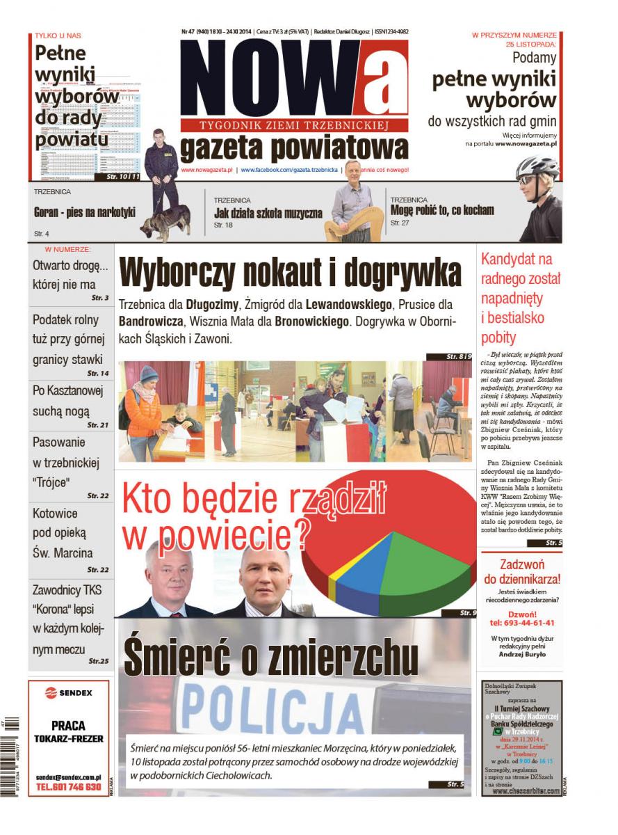 W pierwszym numerze po wyborach…