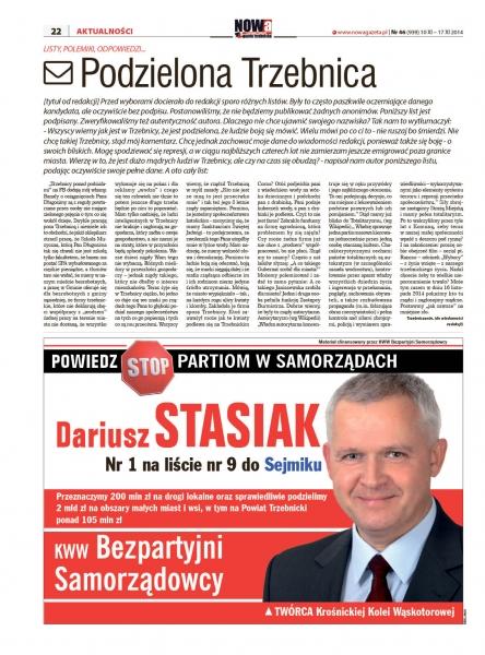 Podzielona Trzebnica [tytuł od redakcji]