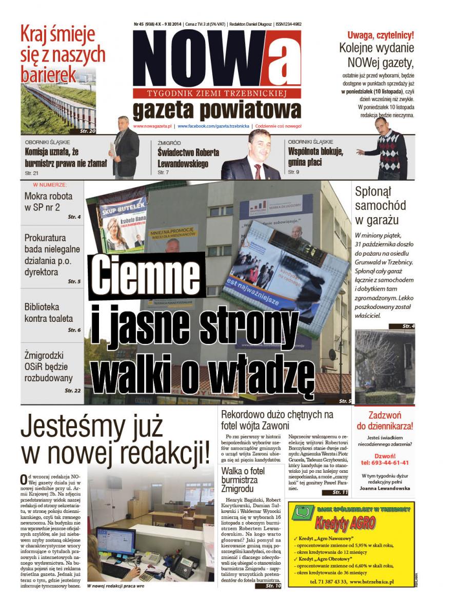 W najnowszym wydaniu NOWej przeczytacie Państwo