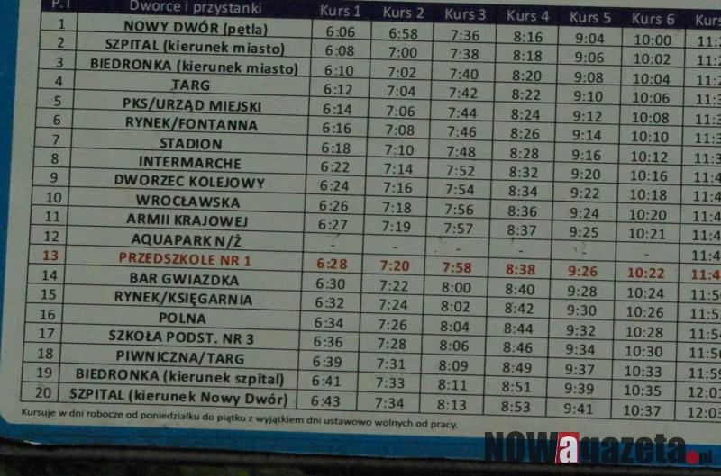 Autobus miejski nie dla uczniów