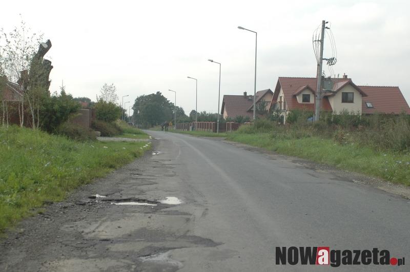 Droga Malin-Kryniczno do remontu