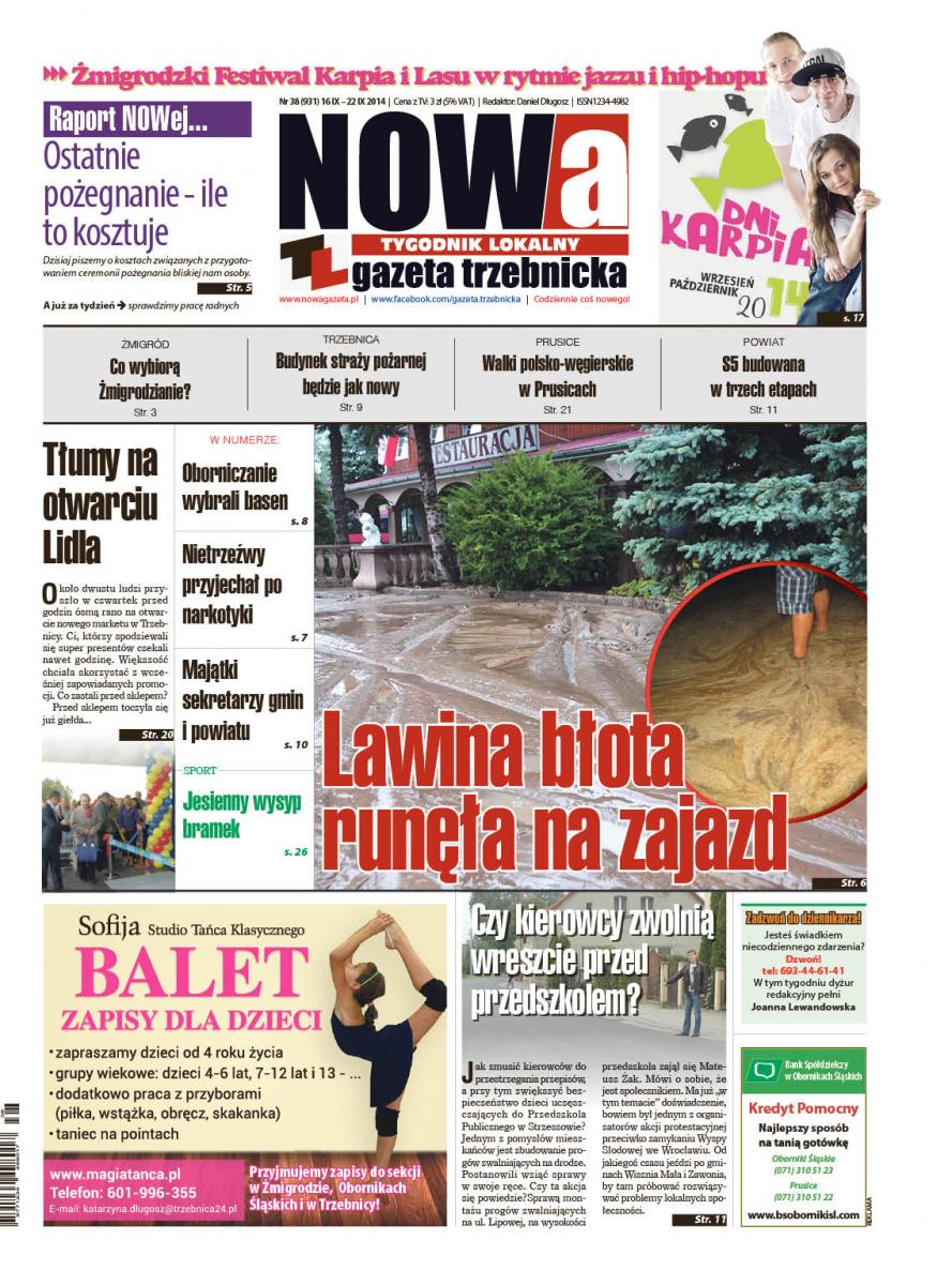 W jutrzejszym wydaniu NOWej gazety trzebnickiej