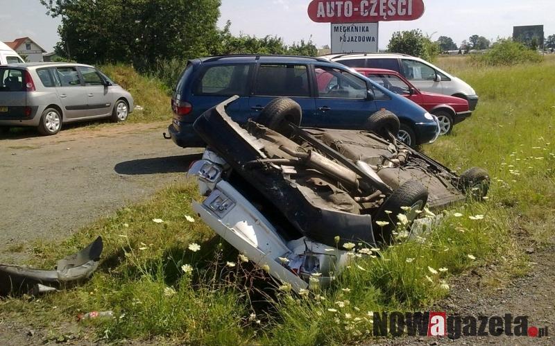 Pirat zepchnął auto z drogi