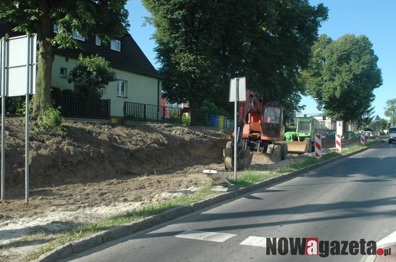 Wał na Wrocławskiej w remoncie