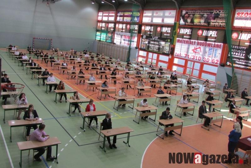 102 obornickich gimnazjalistów pisało test