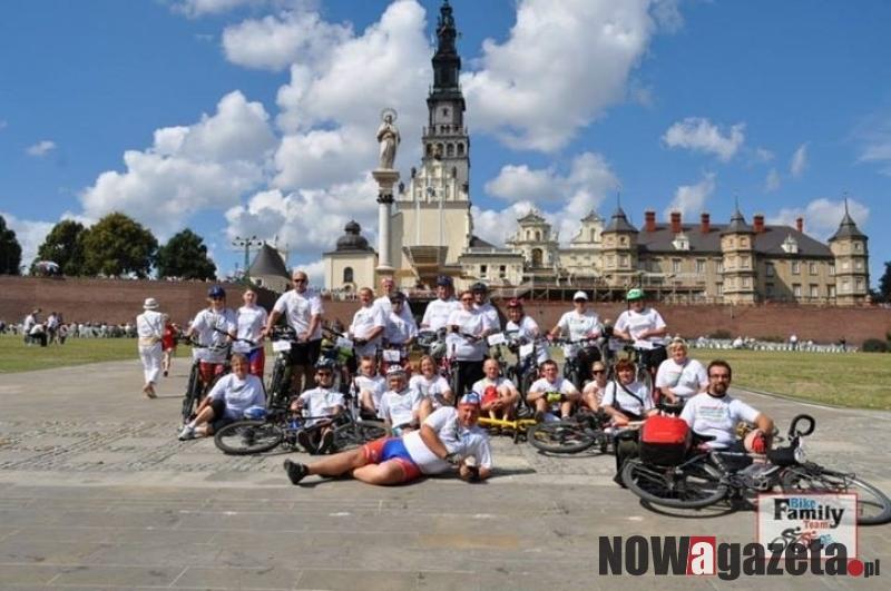 Pielgrzymowali na Jasną Górę na rowerach