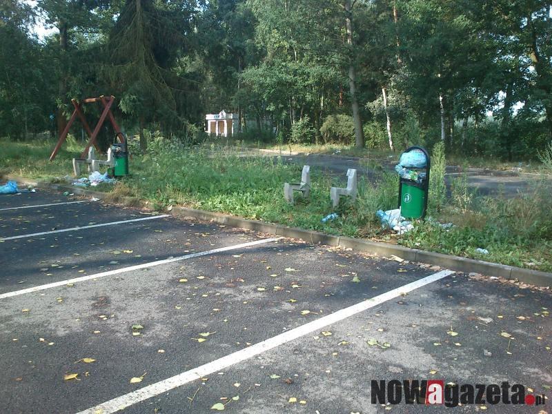Brudny problem na parkingu zniknął