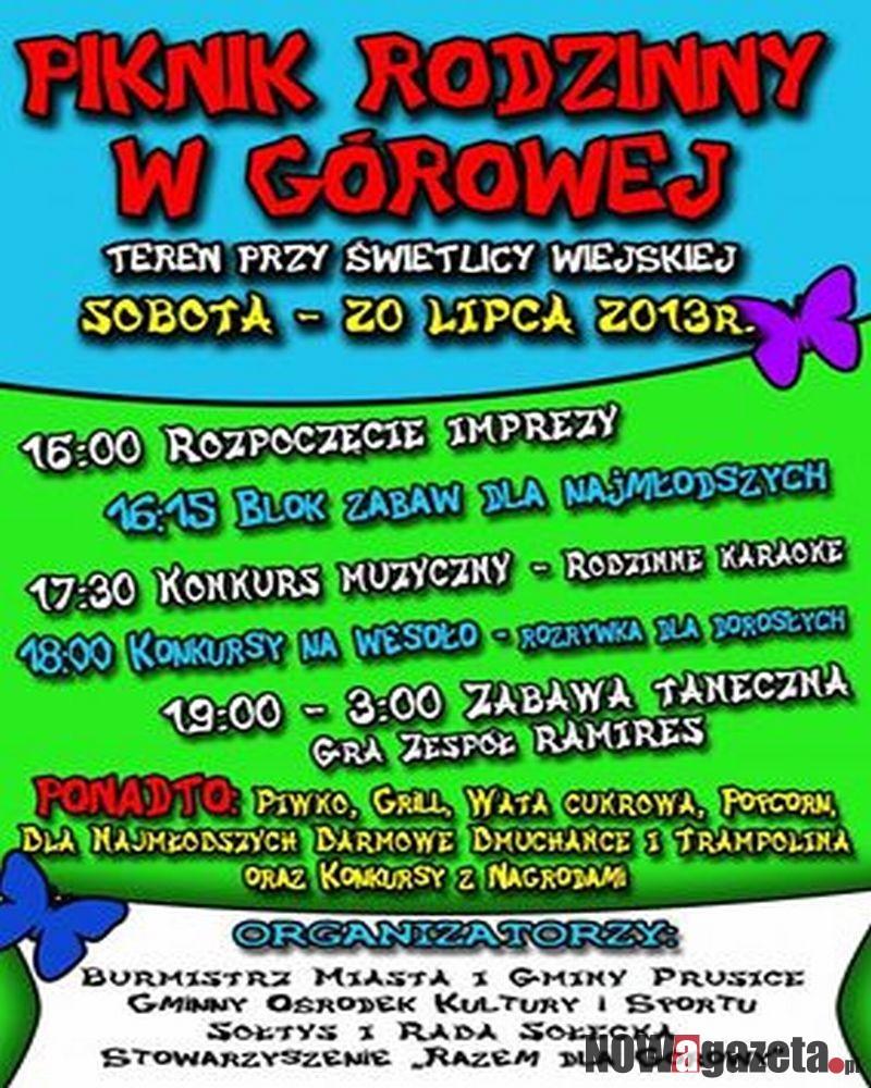 Piknik rodzinny w Górowej
