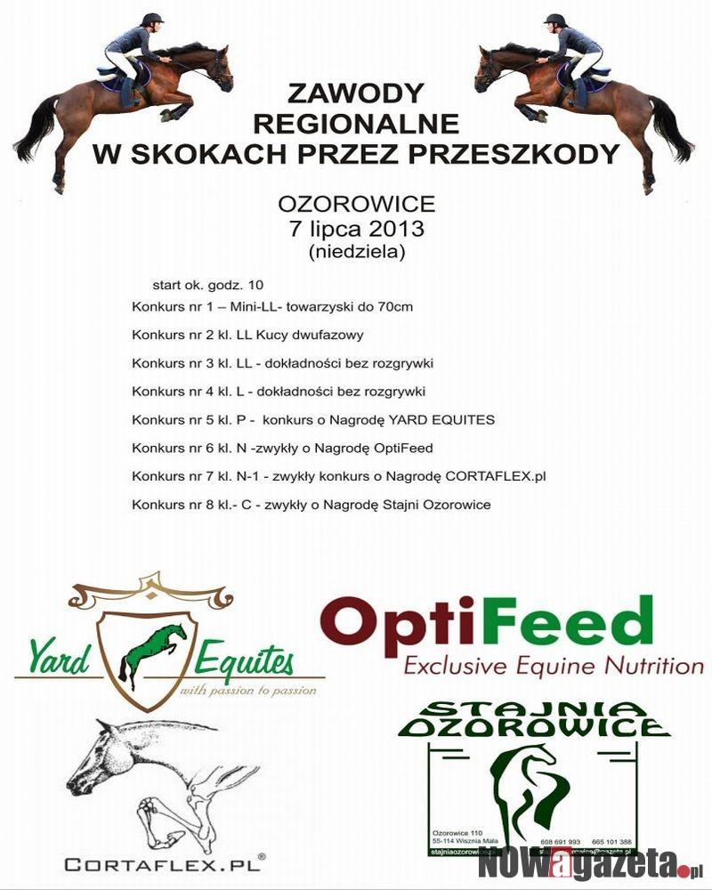 Zawody Regionalne w Skokach przez Przeszkody